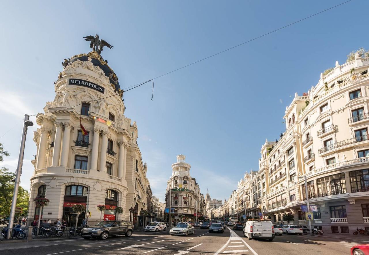 Ferienwohnung M&F Gran Via 3 Hab Madrid Exterior foto